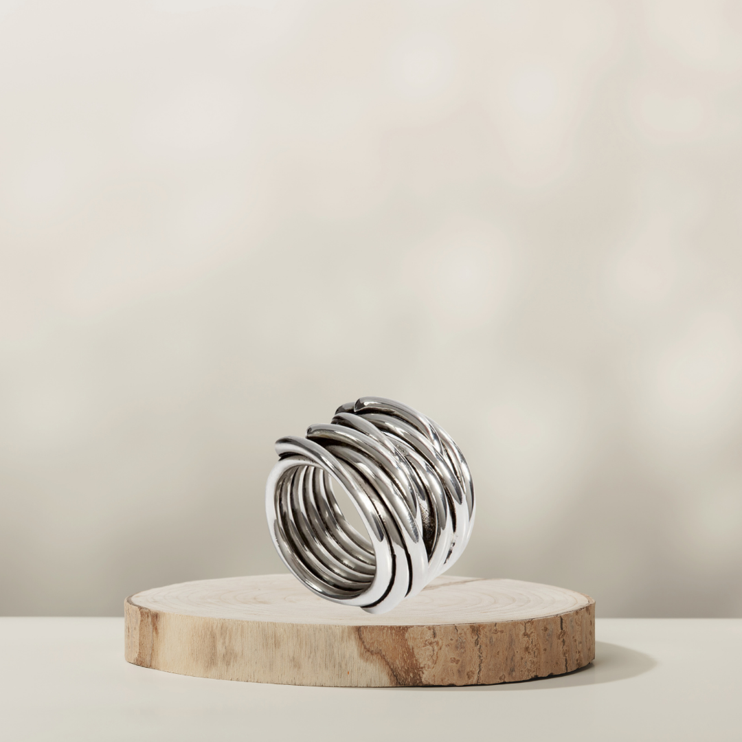 Positano Ring Silber breit – COUNTRY HIGH Schmuck